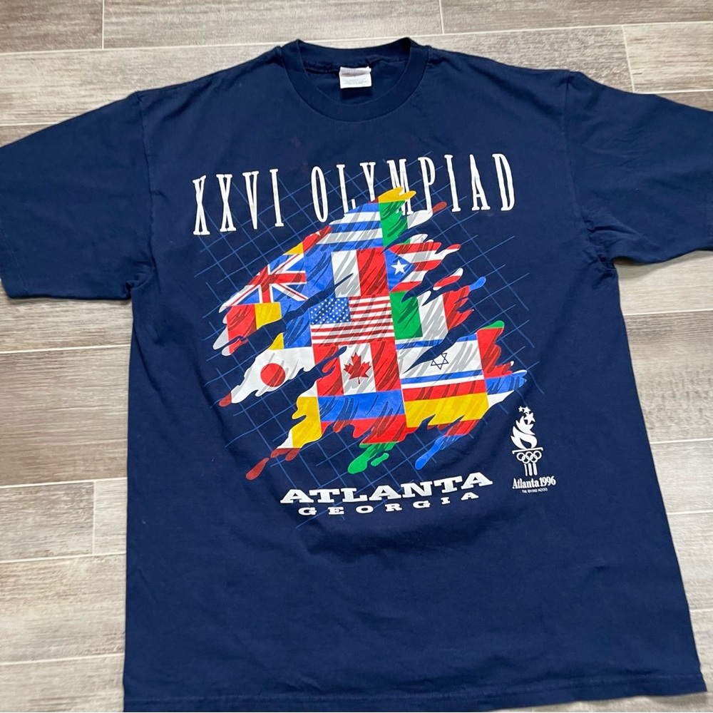 Vintage 1996 Olympics Atlanta Georgia T Shirt - Picture 3 of 9